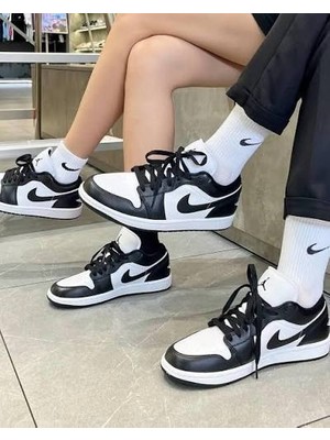 Nike Air Jordan 1 Low Panda Unısex Basketbol Ayakkabısı-Sportxstore 44