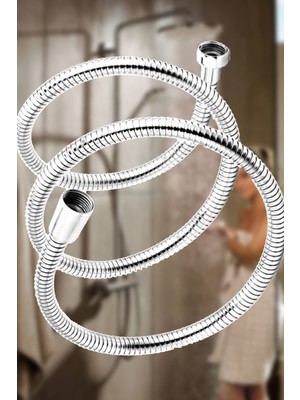 1001 Ulbay Banyo Duş Hortumu Zinciri 150-200 cm Uzun Spiral 1410
