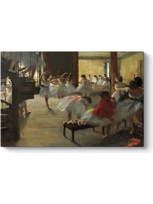 1001 Edgar Degas - The Dance Class Tablosu 125 x 80