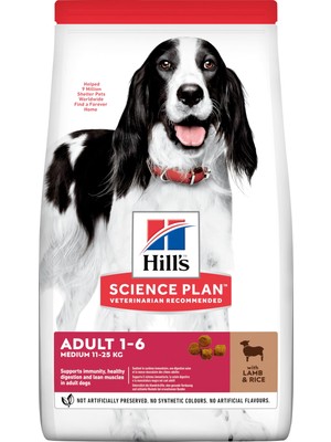 1001 Sp Kuzulu ve Pirinçli Orta Irk Yetişkin Köpek Maması 2.5kg
