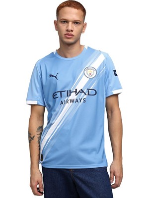 1001 Manchester City 25/26 Home Jersey Replica Erkek Mavi Futbol Forma 78033801