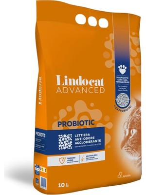 1001 Advanced Probiotic Kötü Bakterileri Önleyici Topaklanan Kedi Kumu 10L