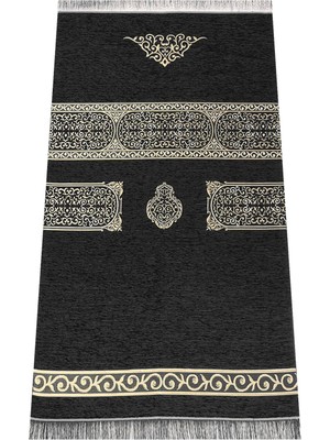 1001 Kabe Desenli Şönil Seccade - Siyah