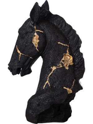 1001 Antique Horse Büst Biblo 15X25X38 cm