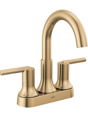 1001 Faucet Trinsic Altın Banyo Bataryası, Banyo Lavabo Bataryası, Centerset, Elmas Mühür Teknolojis