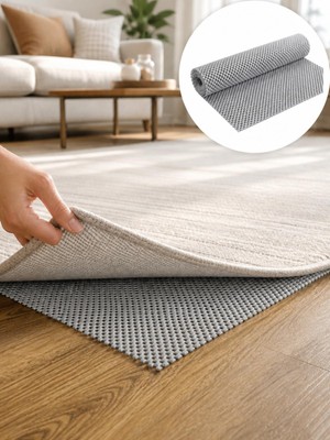 1001 Halı Kaydırmazı 45X125 cm Yıkanabilir Altı Kaydırmaz Halı Sabitleme Masa Örtüsü Çekmece �