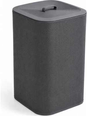 1001 90 Litre Iki Bölmeli Kirli Çamaşır Sepeti Çıkarılabilir Astarlı Kapaklı Katlanabilir Çama