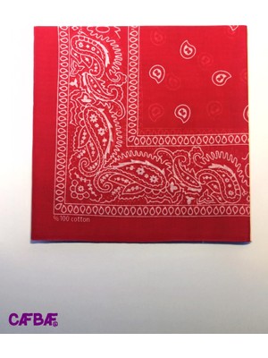 1001 Klasik Kırmızı Bandana MODEL.8503