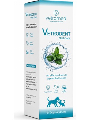 1001 Professional Solutions Vetrodent Oral Care Kedi ve Köpekler Için Ağız ve Diş Bakım Solüsyonu