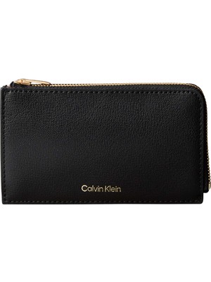 1001 Foil Logo Top Zip Cardcase Kadın Cüzdan Black/toasted Coconut Tek Beden