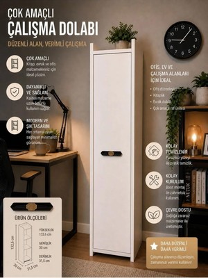 1001 Çok Amaçlı Düzen Dolabı Ofis Çalışma Odası Banyo Mutfak Çocuk Odası Organizer Kitaplık D
