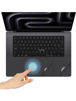 TeknoKapsül MacBook Pro 14 Inç Palm Koruyucu ve Trackpad Koruyucu Uyumlu M1 M2 M3 M4 M5 Pro Max A2442 A2779 A2918 A2992 A3112 A3185 A3401 A3426 A3427 A3434 Siyah