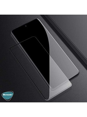 TeknoKapsül Galaxy Note 10 Lite Tam Kaplayan Temperli Cam Ekran Koruyucu Siyah