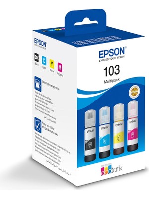 TeknoKapsül 103 Ecotank 4 Renkli Çoklu Paket C13T00S64A