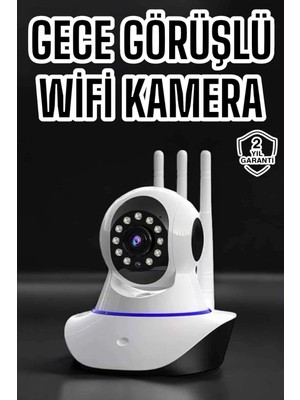 Astraltech Ev Kamerası Wifi Kamerası Video Kayıt Çift Yönlü Hareket Sensörü Bebek