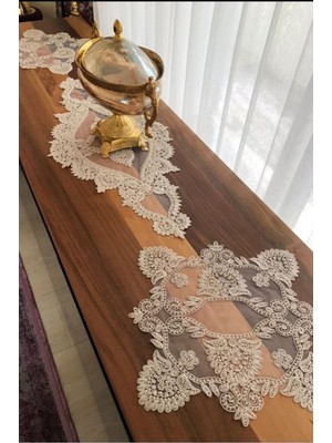 Belirtilmemiş Salon Takımı 3 Parça Yemek Masası Örtüsü Sehpa Örtüsü