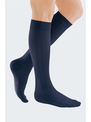 Belirtilmemiş Mediven For Men Dizaltı Varis Çorabı - Ccl2 - Burnu Kapalı - Lacivert - 4 Numara