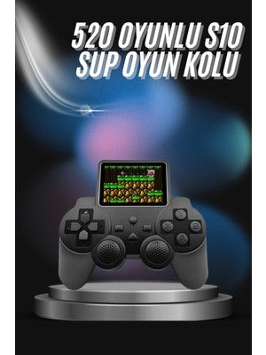 Astraltech S10 Gamepad 520 Oyunlu Klasik Taşınabilir Retro Oyunlar Oyun Konsolu El Atarisi
