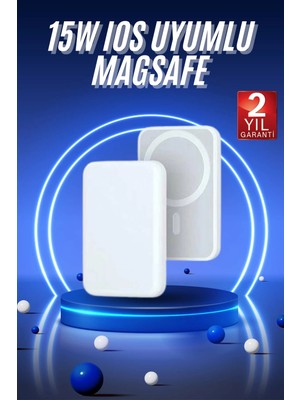 Astraltech Magsafe Battery Pack Powerbank Kablosuz Şarj 5.000 Mah