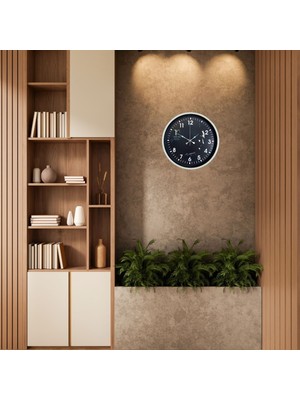 Çetiner Group Krem 36 cm Elegant Atatürk Duvar Saati