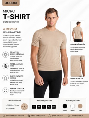 Oil Company Micro Multisport Uv Korumalı T-Shirt