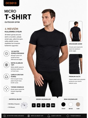 Oil Company Micro Multisport Uv Korumalı T-Shirt