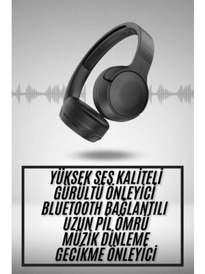 Astraltech Yeni Nesil Kulak Üstü Bluetooth Kulaklık Type-C Girişli Yüksek Ses Kaliteli