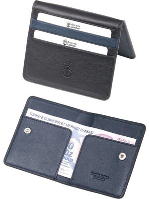Ancora Leather Hakiki Deri Para Bölmeli Çıtçıtlı PORTFÖY-UNISEX-26210