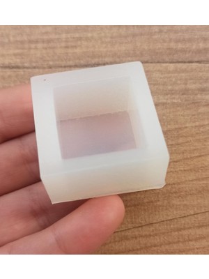 ElHobi Küp Epoksi Reçine Kalıp 1.5x 1.5 Derinlik 1,5 cm Kod 1339
