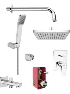 Kale Banyo Sempre Ankastre Duş Seti - 310201200146