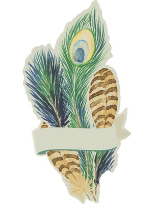 Boheme Kağıt Isimlik 8,5X17,5 cm 12'li Paket