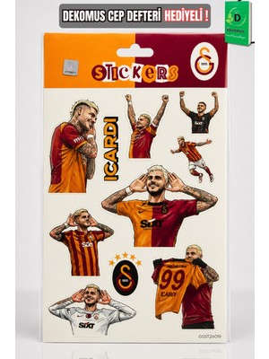 Lisanslı Galatasaray "mauro Icardi" Sticker Sheet