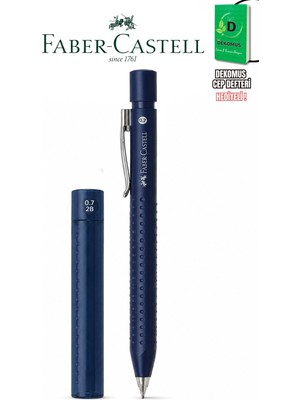 Orjinal Faber-Castell Grip Versail Uçlu Kalem 0.7 mm ve 120'LI Uç Seti Navy