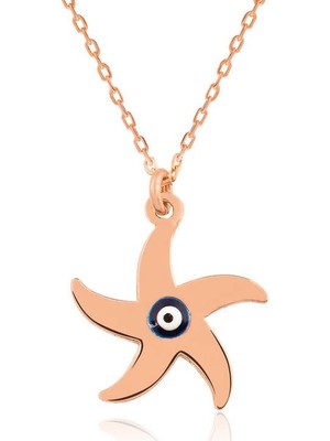 Inure Jewelry Gümüş Deniz Yıldızı Bayan Kolye