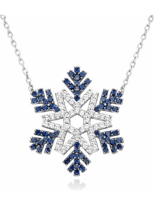 Inure Jewelry Gümüş Kar Tanesi Bayan Kolye
