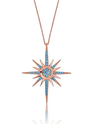 Inure Jewelry Gümüş Kutup Yıldızı Bayan Kolye