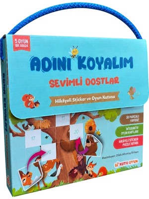 Bi Kutu Oyun Adını Koyalım – Sevimli Dostlar (Hikayeli Sticker ve Oyun Kutusu)