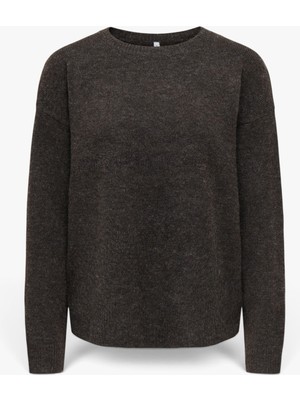 Only Onlolıvıa Ls O-Neck cc Knt Kadın Gri Kazak - 15380548