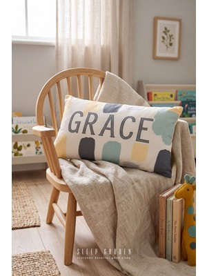 Sleep Garden Grace Tasarım Dekoratif Kırlent Kılıfı | Modern Ev Dekoru 30X50