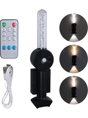 Najmaddin Sh Ledx YD-24060 Mıktanıslı Rgb Renkli USB Şarjlı 800 Mah 3 Kademeli Işıklı Sensörlü Duvar
