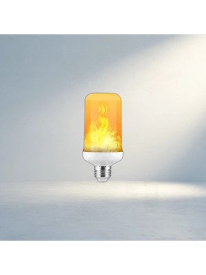 TCX Büyüleyici Alev Efektli 7W E27 LED Ampul Sıcak Atmosfer Için