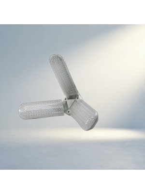 TCX Şık 3 Kollu Pervane Model Beyaz LED Lamba Ampul E27 24W