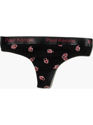 Paul Kenzie Desenli Kadın String Külot - Valentine Collection - Lovelock