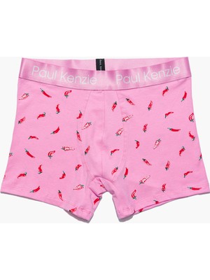 Paul Kenzie Desenli Erkek Boxer - Chili
