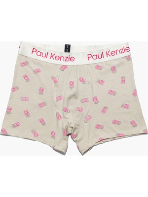 Paul Kenzie Desenli Erkek Boxer - Popcorn