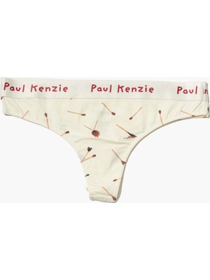 Paul Kenzie Desenli Kadın String Külot - Valentine Collection - Perfect Match