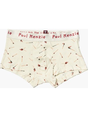 Paul Kenzie Desenli Erkek Trunk Boxer - Valentine Collection - Perfect Match