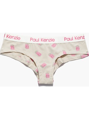 Paul Kenzie Desenli Kadın Cheeky Külot - Popcorn