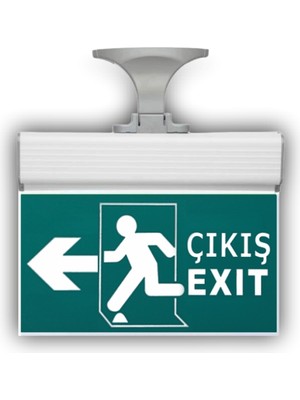 Cata Ct 9165 Çift Yönlü 1W Ledli Exıt Çıkış Armatürü