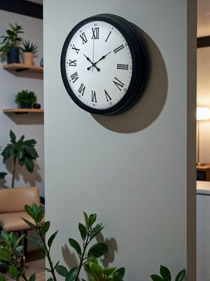 Toyigoo Siyah Klasik & Şık 40 cm Metal Duvar Saati IEG4546GV-458FJGHV